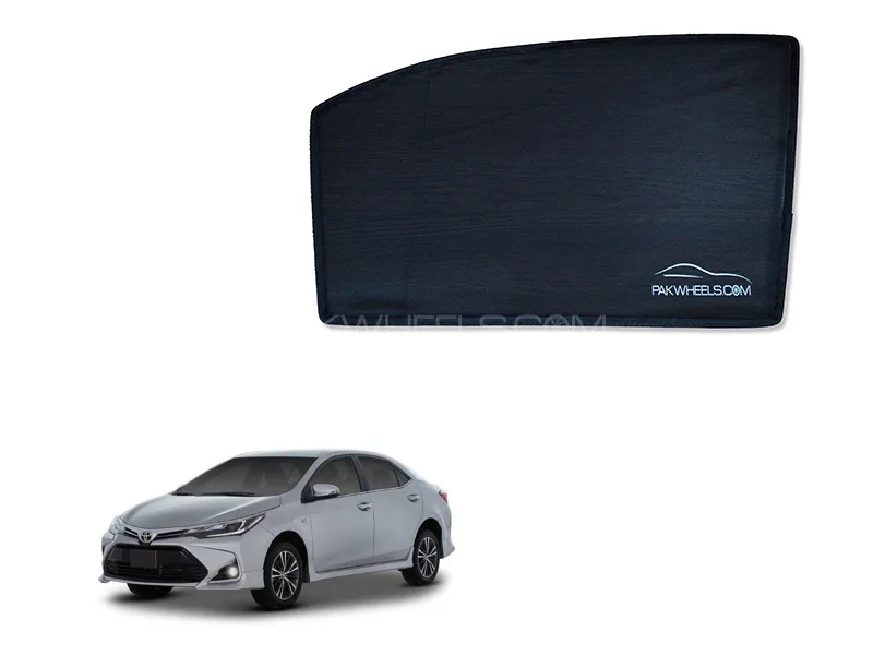 PakWheels Side Shade For Toyota Corolla 2015-2025 - 4 Pcs Image-1