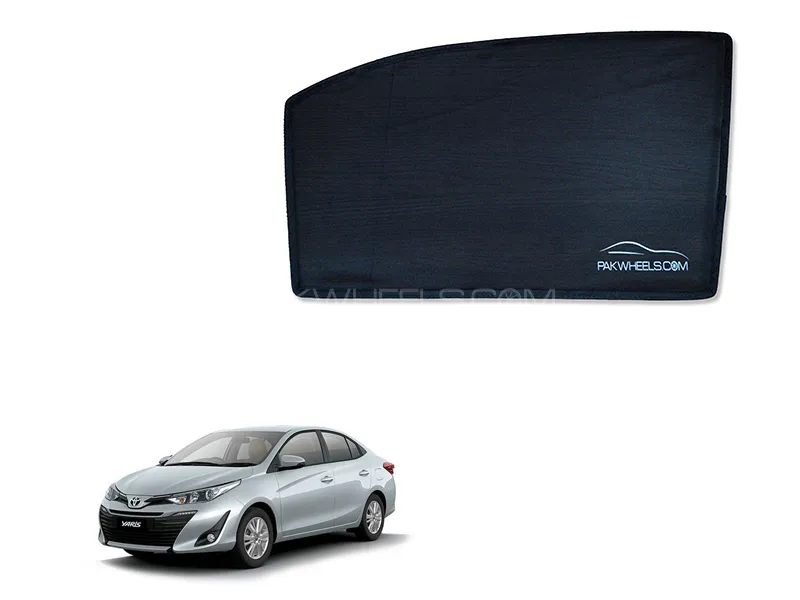 PakWheels Side Shade For Toyota Yaris 2019-2025- 4 Pcs Image-1