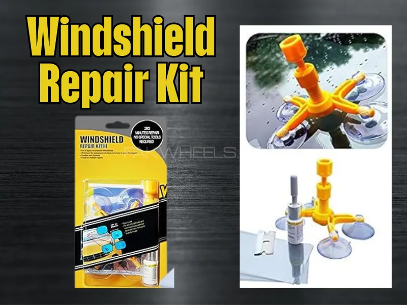 Car Windshield Repair Kit - Windshield Chip Repair Kit with Windshield Repair Resin for Fix Auto Gla Image-1