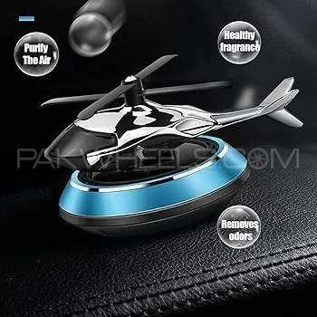 Helicopter Solar Perfume For Car Image-1