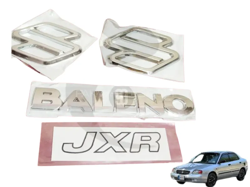 Suzuki Baleno Monogram Emblem | 4 Pieces |  1998 - 2005 Image-1