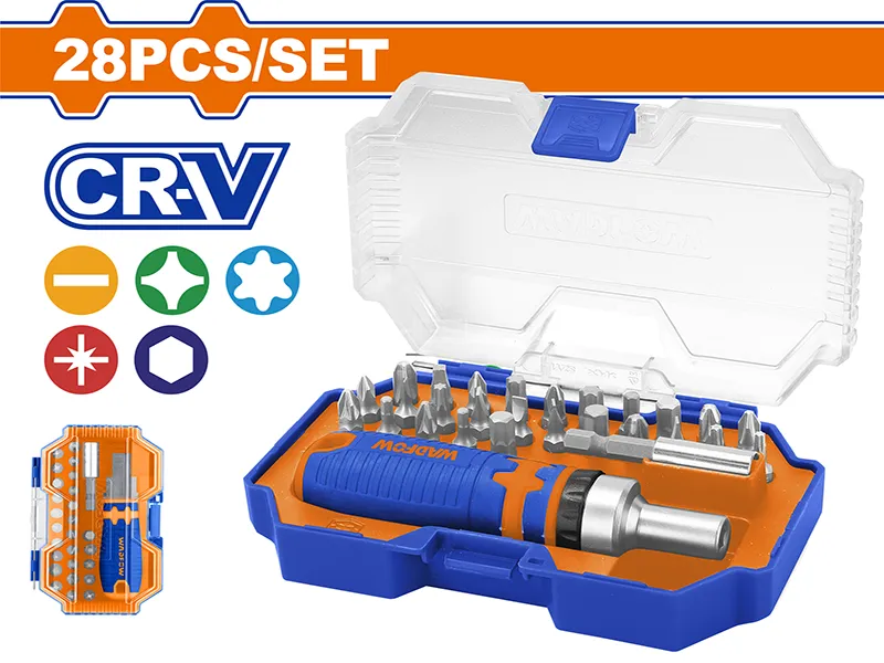 WADFOW 28 Pcs Screwdriver Bits Set WSS8B28 Image-1