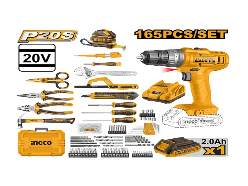 INGCO 165 Pcs Tools Set Model HKTHP11651 Image-1