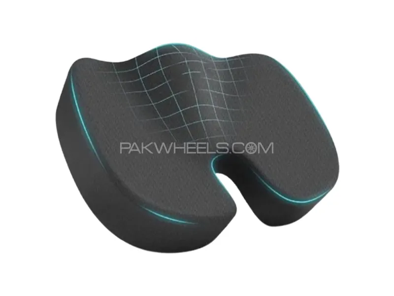 Universal Foam Orthopedic Wedge Car Seat Cushion - Nonslip Coccyx Pad - Pain Relief for Car  Image-1
