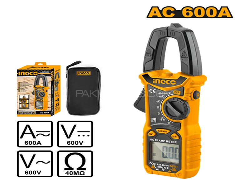 INGCO Digital Ac Clamp Meter Model DCM6003 Image-1
