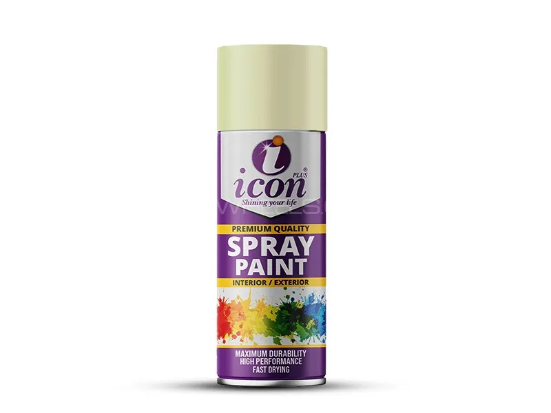 Icon Plus Spray Paint 300ml - Cream Image-1