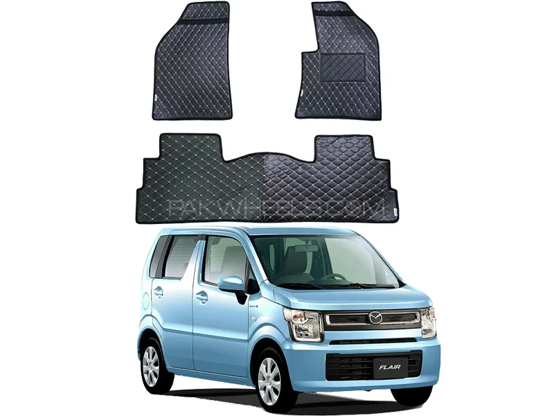 Mazda Flair 7D Floor Mat ( Flat Style ) 3PCS - Model 2013-2025 Image-1