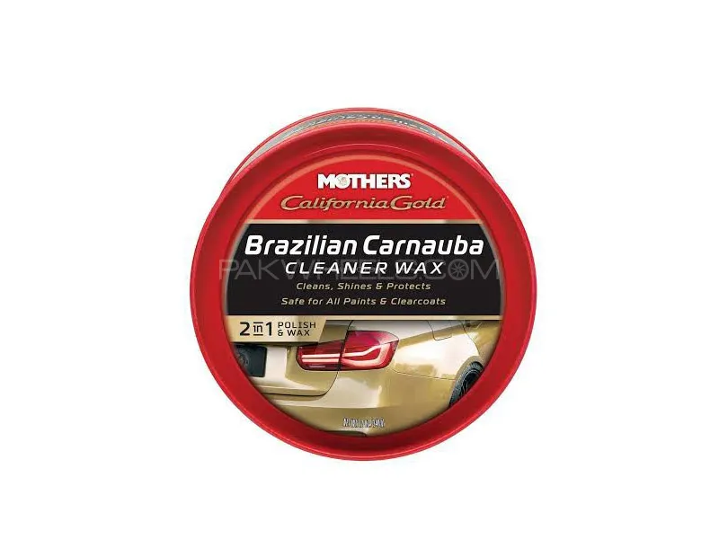 Mothers California Gold Brazilian Carnauba Cleaner Wax 12oz - Made in USA Image-1