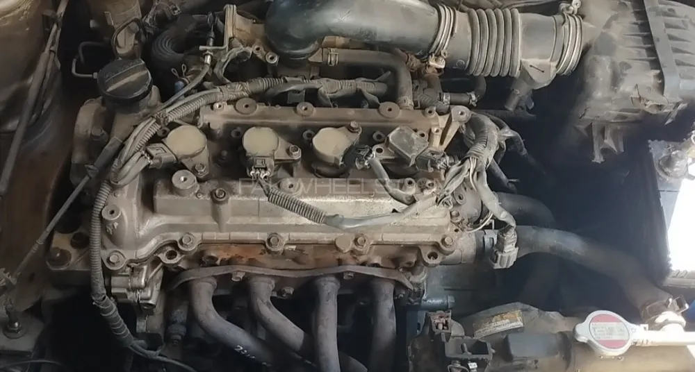 Toyota 1.3 vitz (K3) engine along with automatic gear, and complete wiring etc Image-1