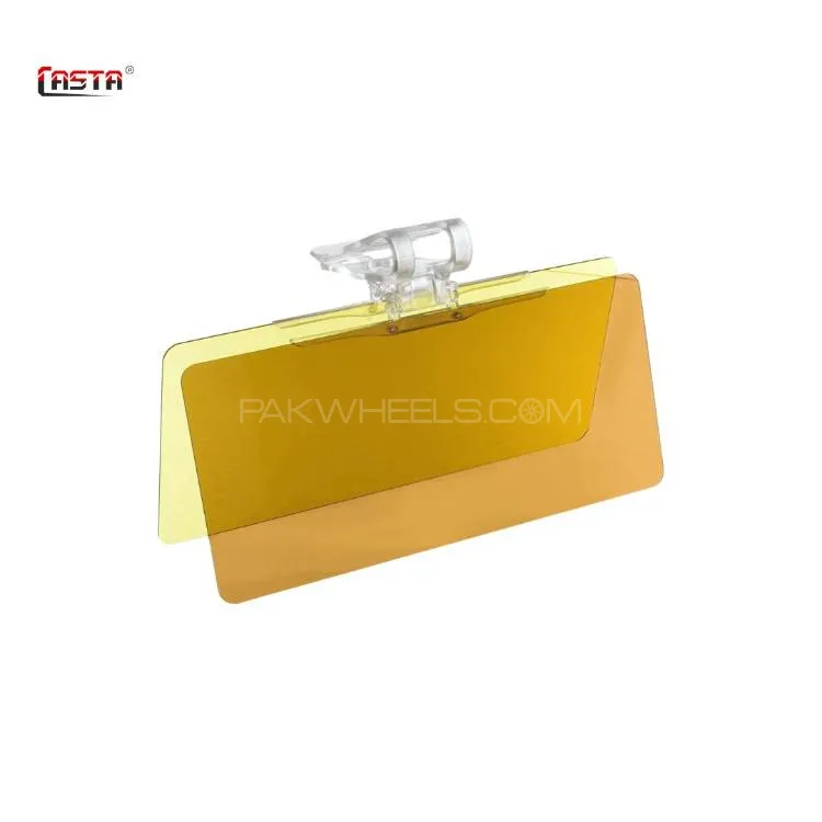 2-in-1 Car Anti-Glare Day and Night Sun Visor Screen Image-1