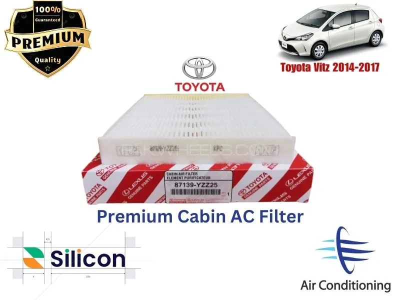 Toyota Vitz 2014-2017 Premium Quality Cabin Filter - Imported Image-1