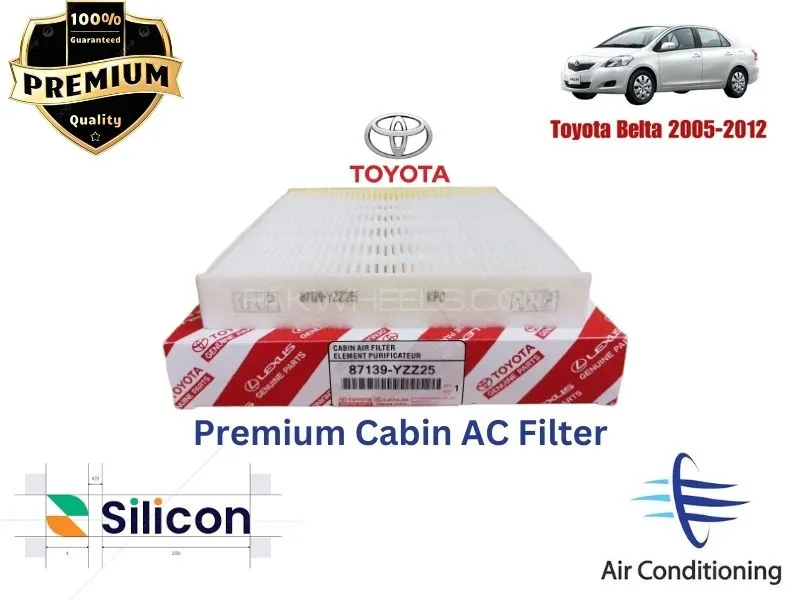 Toyota Belta 2005-2012 Premium Quality Cabin Filter - Imported Image-1