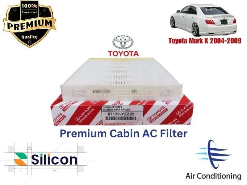 Toyota Mark X 2004-2009 Premium Quality Cabin Filter - Imported Image-1