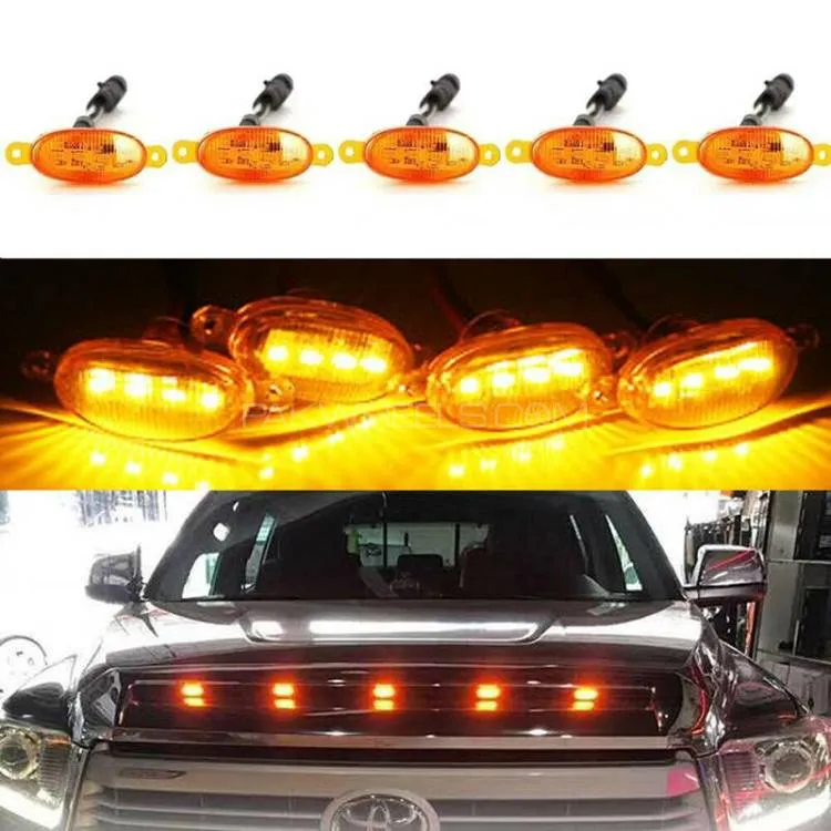 Grill Light Orange 4 PCS Image-1