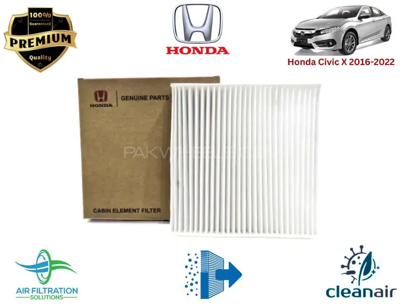 Honda Civic X 2016-2022 Premium Quality Cabin Filter - Imported Image-1