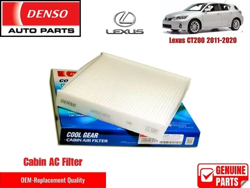 Lexus CT200 2011-2020 Denso Genuine Cabin Filter - Toyota OEM Quality Image-1