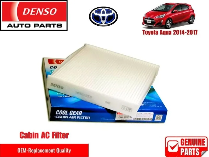 Toyota Aqua  2014-2017 Denso Genuine Cabin Filter - Toyota OEM Quality Image-1