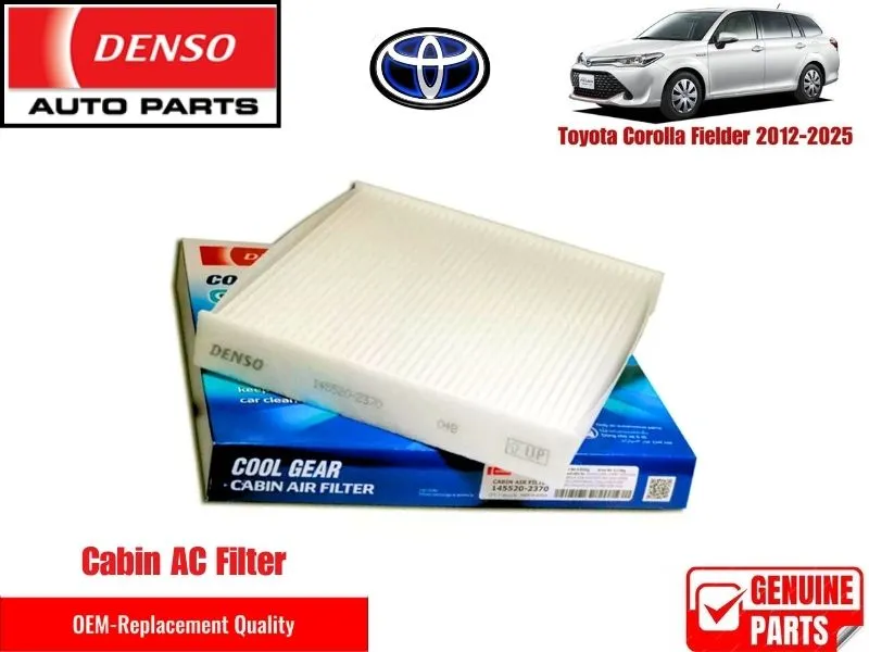 Toyota Corolla Fielder 2012-2025 Denso Genuine Cabin Filter - Toyota OEM Quality Image-1