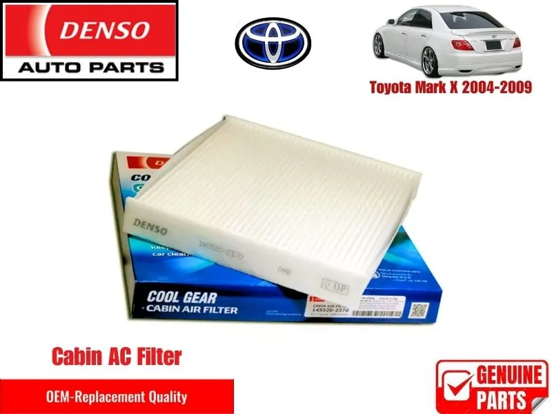 Toyota Mark X 2004-2009 Denso Genuine Cabin Filter - Toyota OEM Quality