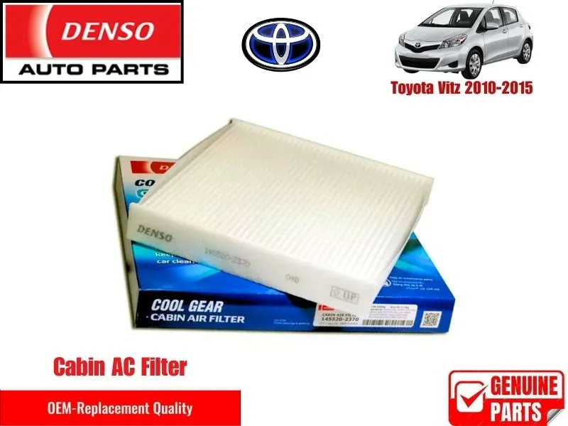 Toyota Vitz  2010-2015 Denso Genuine Cabin Filter - Toyota OEM Quality Image-1