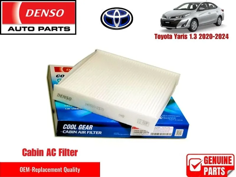 Toyota Yaris  2020-2024 Denso Genuine Cabin Filter - Toyota OEM Quality Image-1
