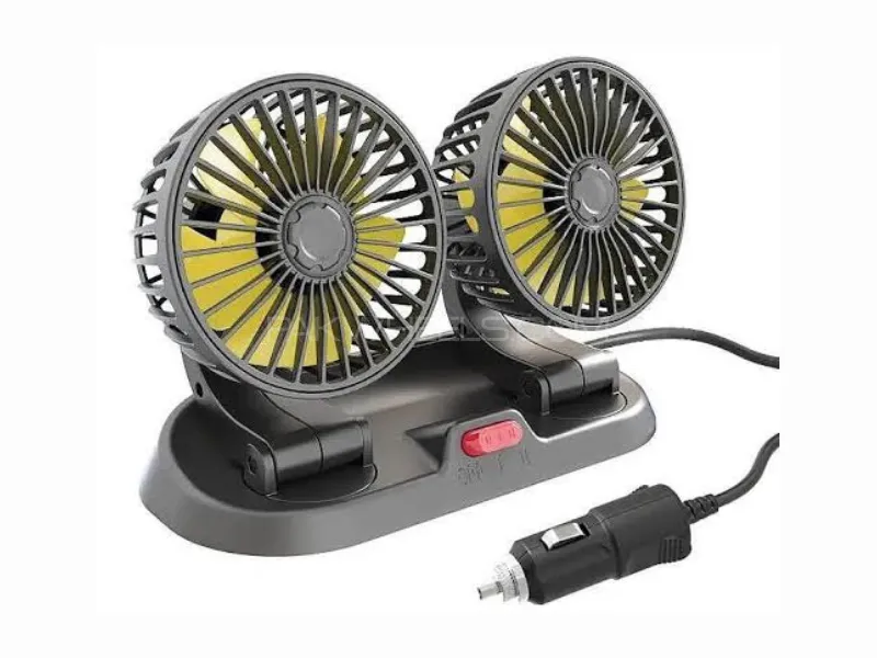 Zingfix Oscillating Double-Headed Vehicle Fan Image-1