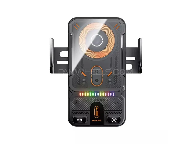 Universal Automatic Mobile Holder With Wireless Charger In Premium Quality 1 Pc Image-1