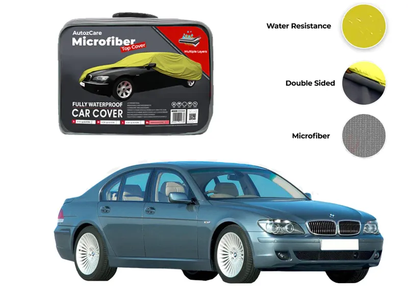 BMW 7 Series Microfiber Car Top Cover - Model 2002-2009 Image-1