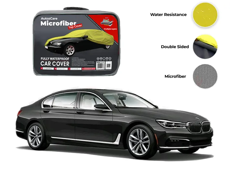 BMW 7 Series Microfiber Car Top Cover - Model 2016-2022 Image-1