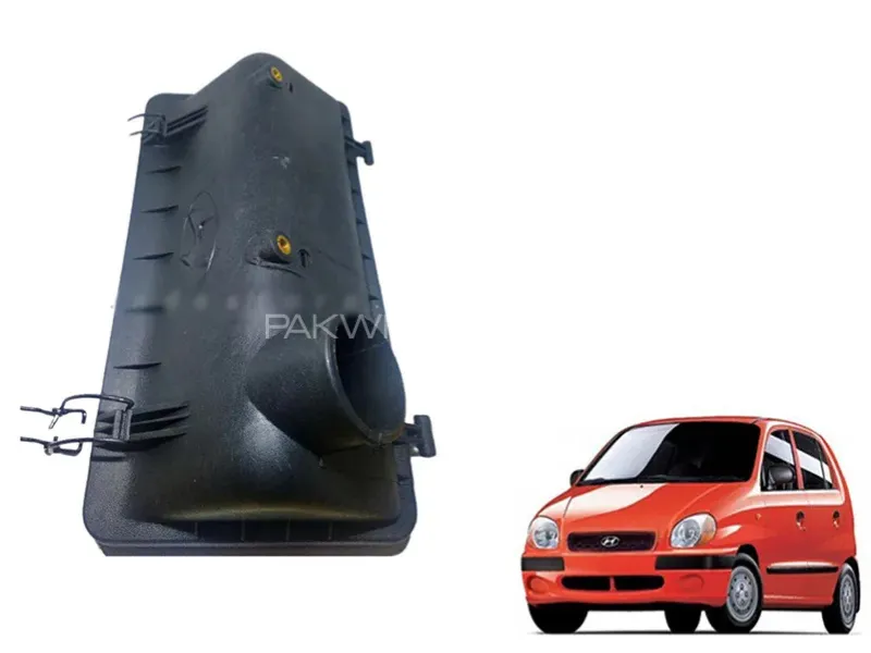 Hyundai Santro Club Air Cleaner Cover - Black Image-1