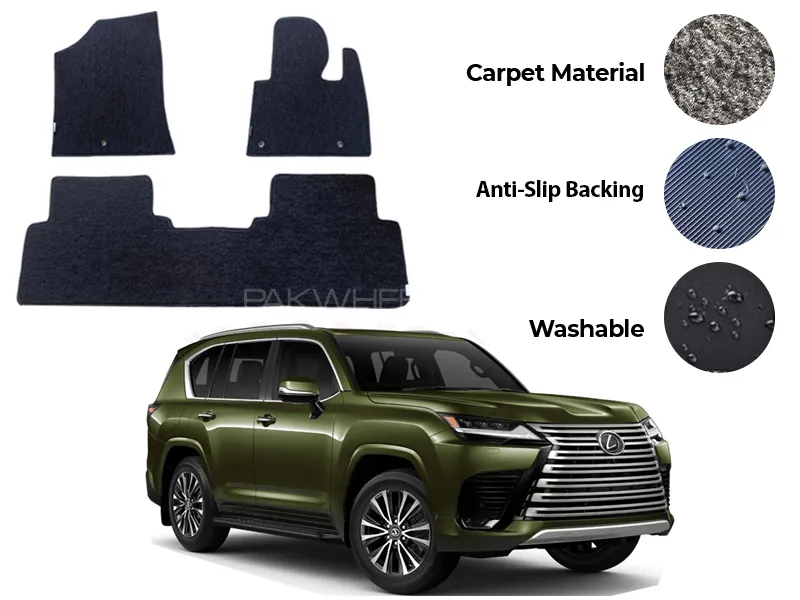 Lexus LX 600 Genuine Fitting Carpet Floor Mat - Model 2021-2025 Image-1