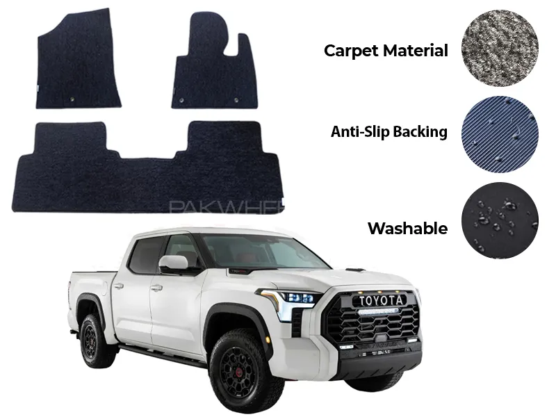 Toyota Tundra Genuine Fitting Carpet Floor Mat 5PCS - Model 2022-2025
