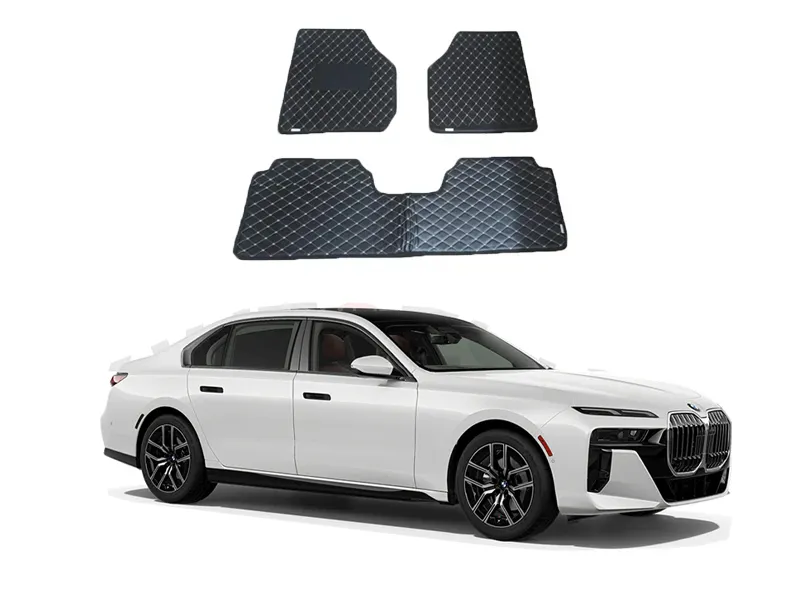 BMW 7 Series 7D Floor Mat ( Flat Style ) 5Pcs - Model 2023-2025 Image-1