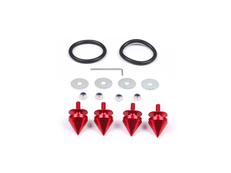 JDM 4PCS Bumper Quick Release Spike Fastners  for Car Bumper Image-1