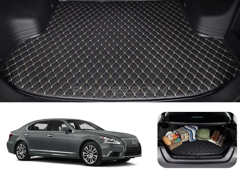 Lexus LS 600 7D Custom Car Trunk Mat - Model 2010-2025