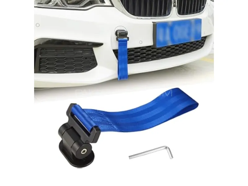 Universal Sparco Tow Hook Strap Blue Image-1