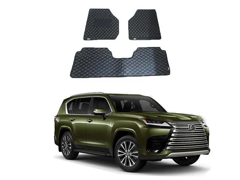 Lexus LX 600 7D Floor Mat ( Flat Style ) - Model 2021-2025 Image-1