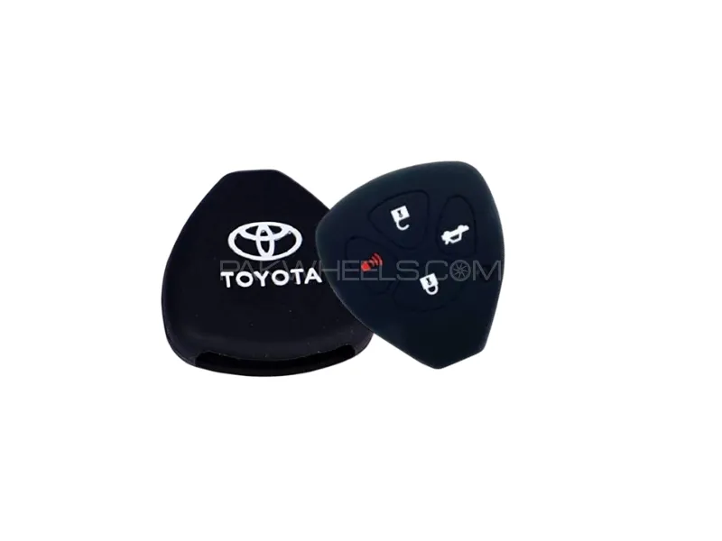 Toyota Corolla 2009-2011 PVC Silicone Remote Key Cover Image-1