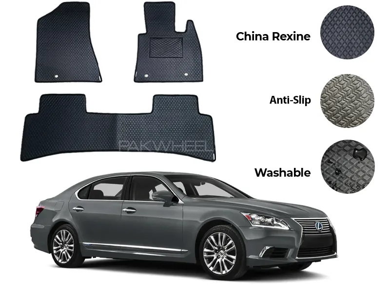 Lexus LS 600 China Rexine Floor Mat - Model 2010-2025 Image-1