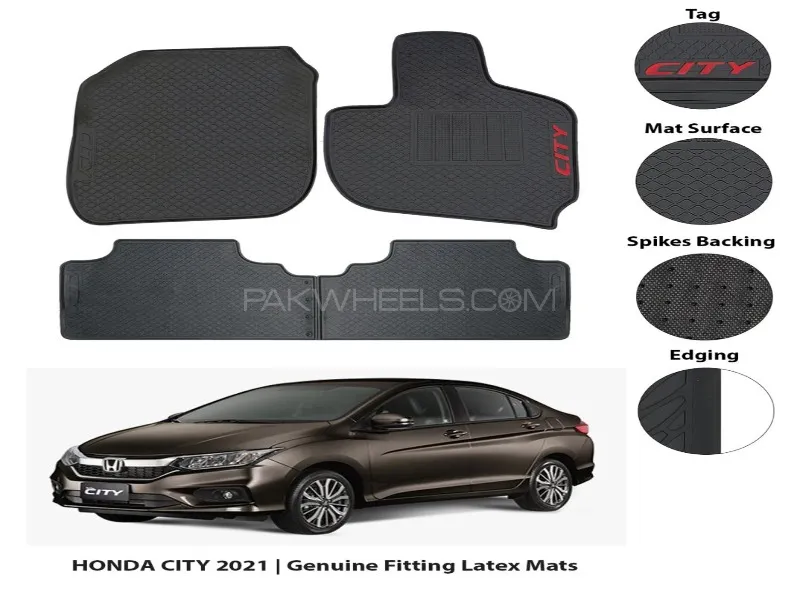 Honda City 2025 Rubber Floor mats OEM Style Image-1