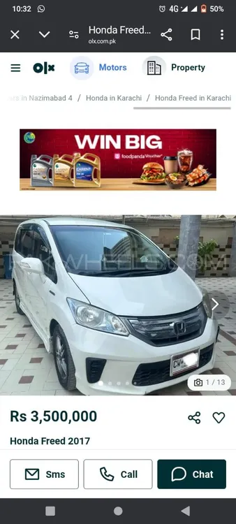 Honda Freed 2012 for Sale in Karachi Image-1