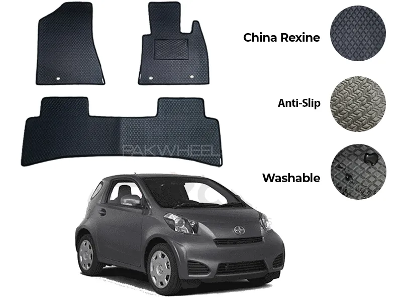 Toyota IQ China Rexine Floor Mat 2PCS - Model 2008-2018 Image-1