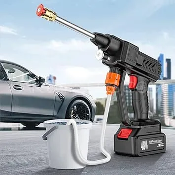 Automatic Cordless Wireless Car Wash Spray Gun High Pressure Image-1