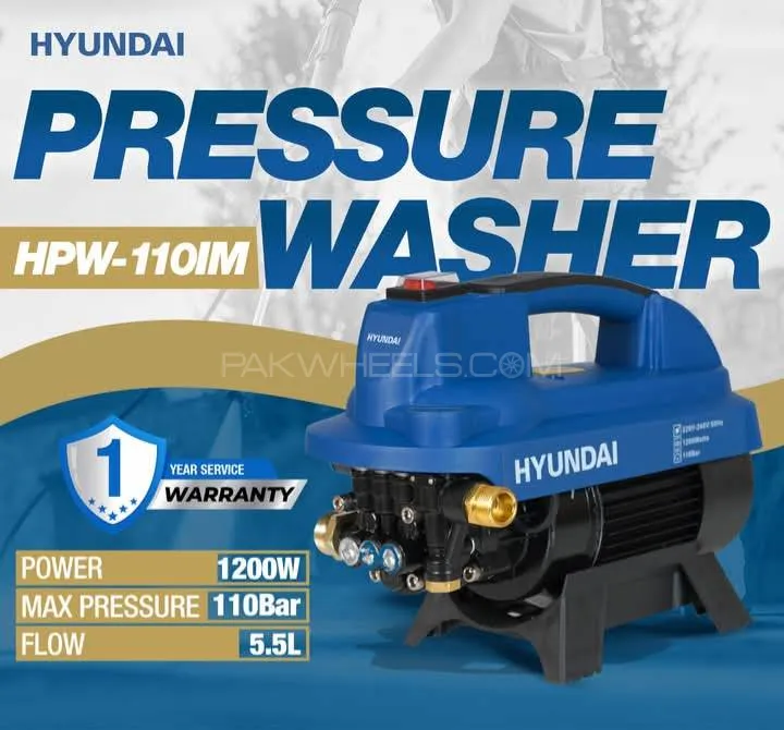 hyundai pressure washer 110bar 1200watt wholesale price Image-1