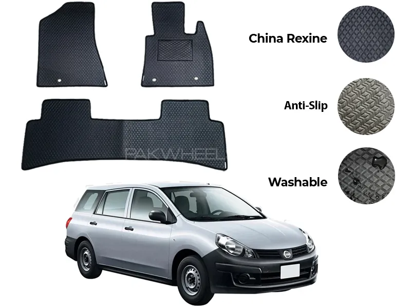 Nissan AD Van China Rexine Floor Mat 3PCS - Model 1999-2007