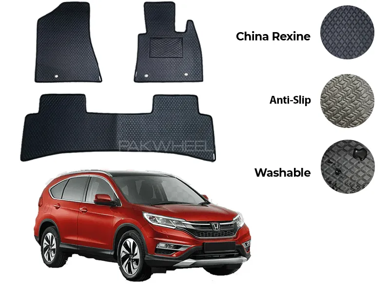 Honda CR-V China Rexine Floor Mat 3PC Model 1997-2001 Image-1