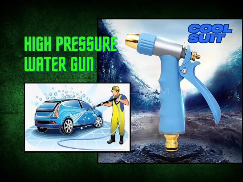Multifunctional Household High Pressure Car Wash Water Gun Image-1