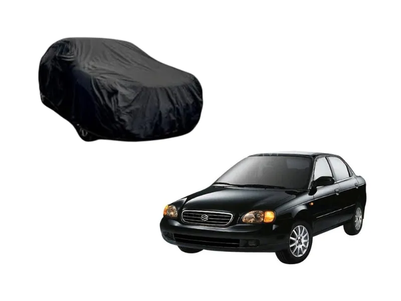 Suzuki Baleno Black Coat Parachute Top Cover Image-1