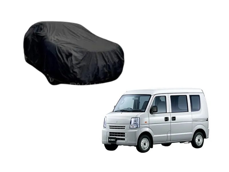 Suzuki Every Black Coat Parachute Top Cover    Image-1