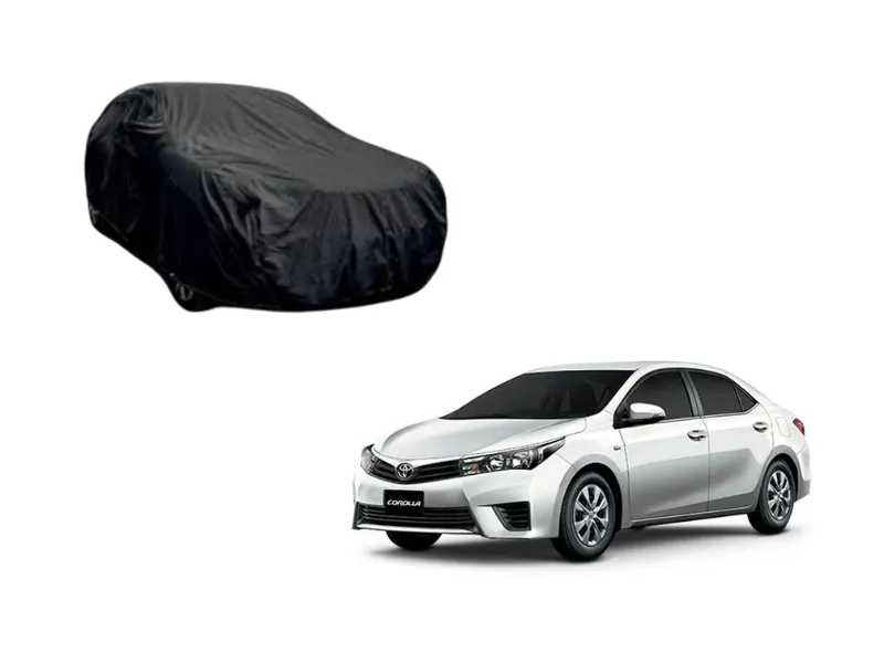 Toyota Corolla 2015-2025 Black Coat Parachute Top Cover Image-1